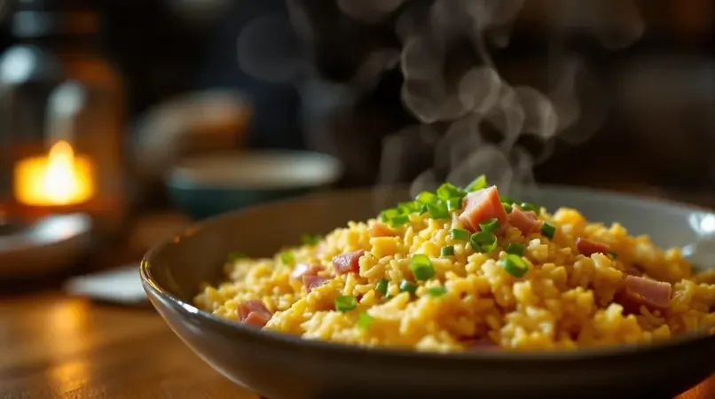 深夜食堂的暖心蛋炒饭，粒粒分明 - 96影院美食短视频封面